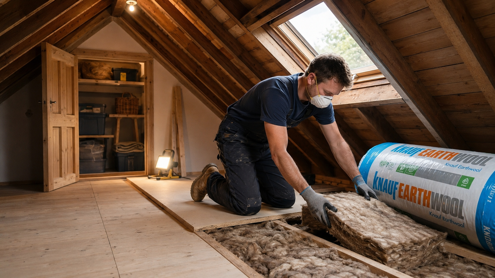 Knauf Wool Insulation work in Milton Keynes